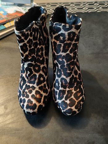 Bottines très mode leopard