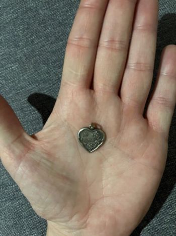 Pendentif cœur en argent