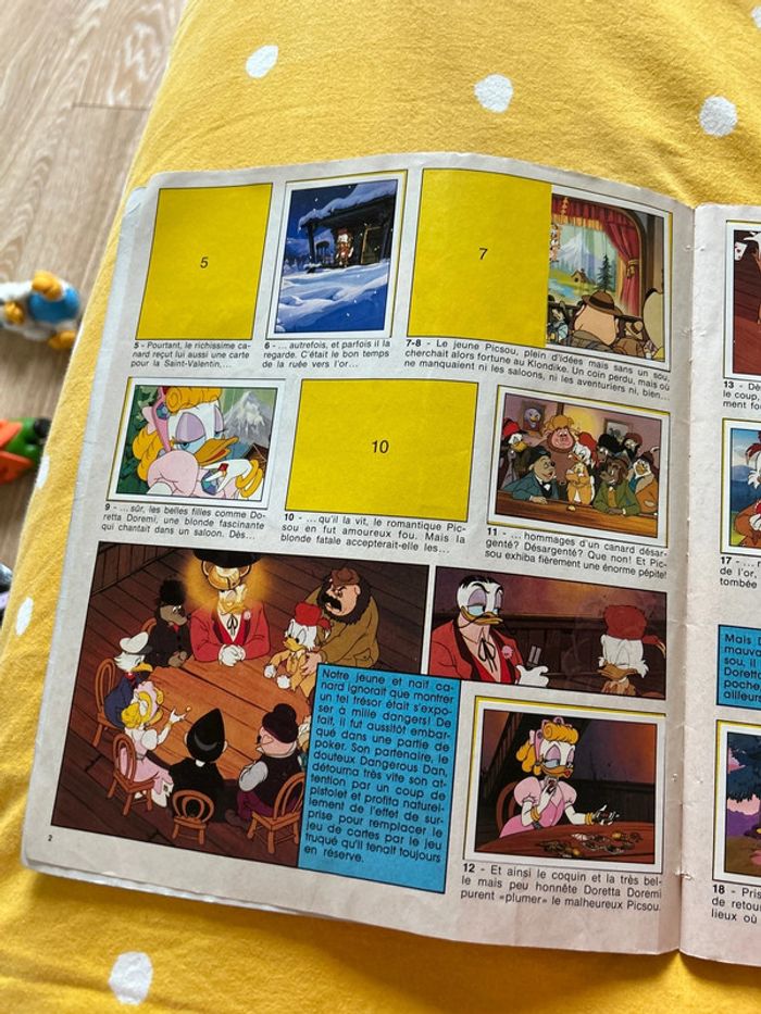 Livre à vignette panini - complet à 95 % 1987 Disney ducktales - la bande à picsou - photo numéro 4