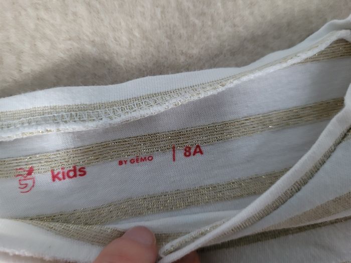 T-shirt manches longues gémo 8 ans - photo numéro 3