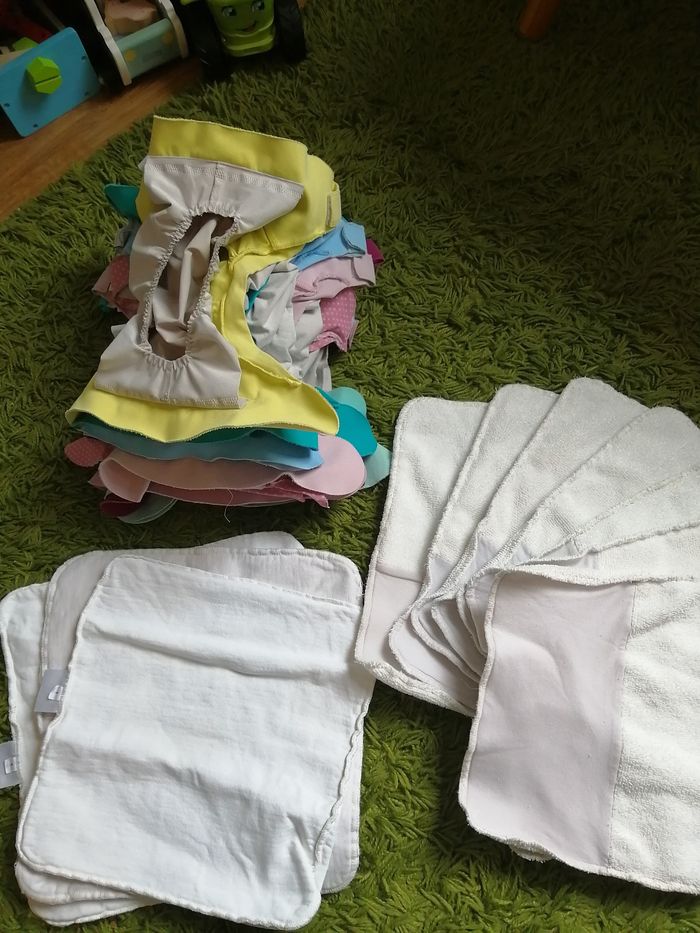 Lot couches lavables hamac