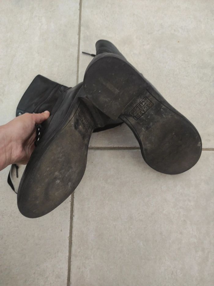 Bottines en cuir regarde le ciel 40 - photo numéro 8