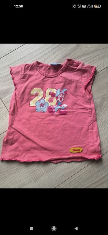 T-shirt Disney en 3 mois