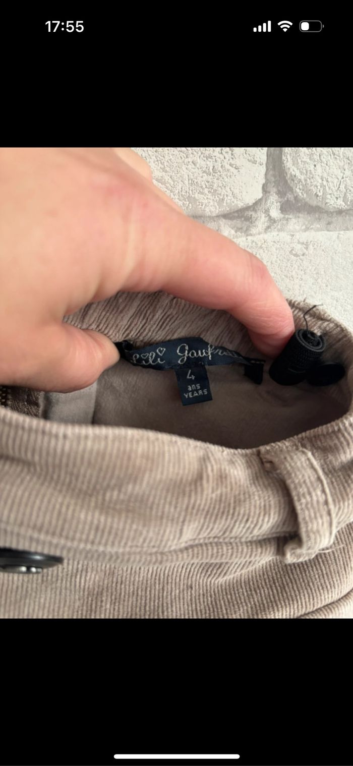 Jupe lili gaufrette taille 4 ans - photo numéro 3