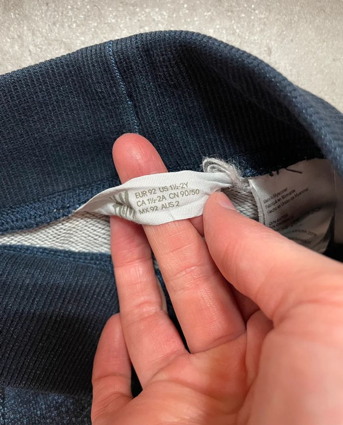 Jogging « H&M » bleu chiné taille 1,5-2 ans-92 cm - photo numéro 3