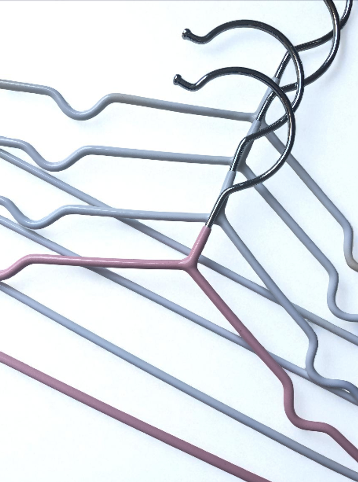 Lot de 4 cintres bébé Zara home métal (3 blancs + 1 rose) - photo numéro 2