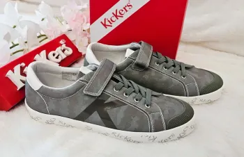 Baskets Sneakers Tennis Scratch Élastique Kickers T40