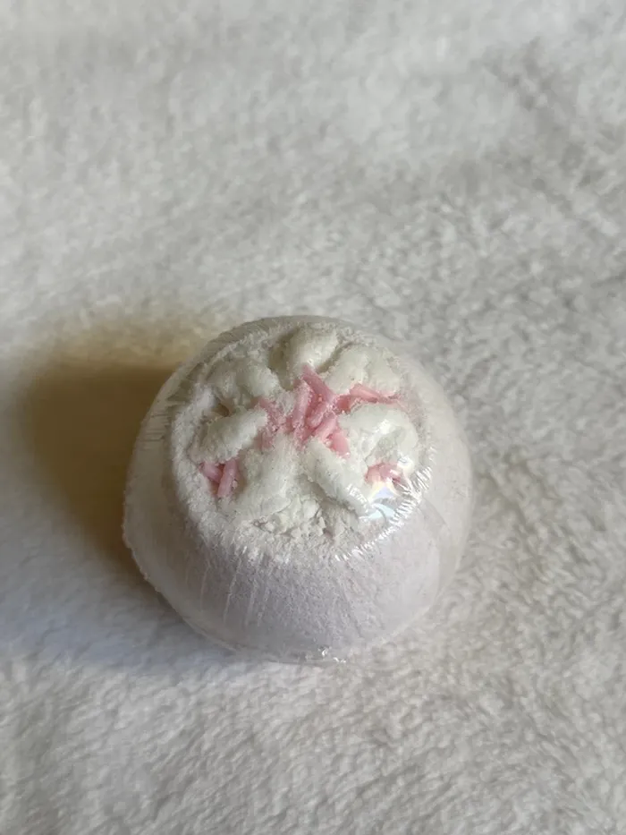 Bombe de bain fraise