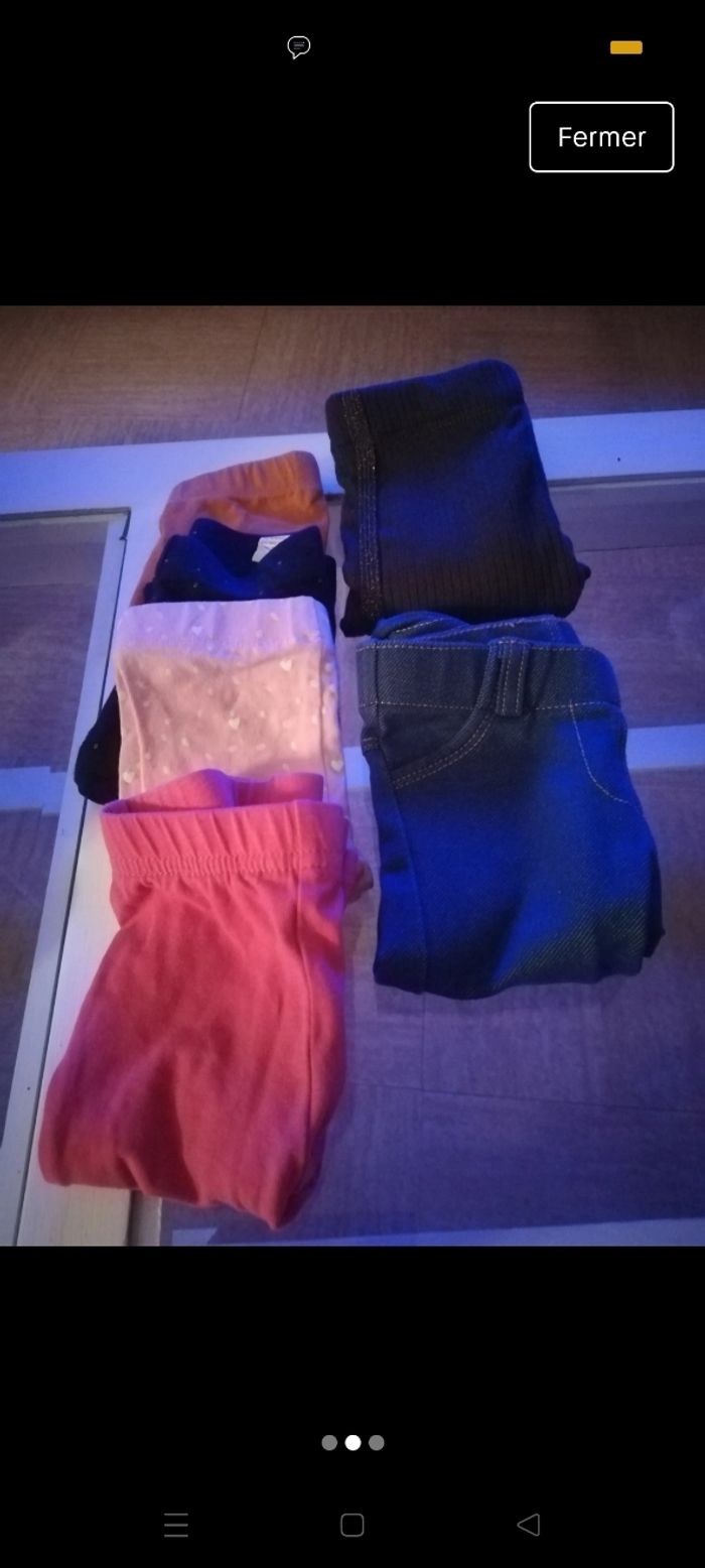 Lot 7 pantalons 3 mois