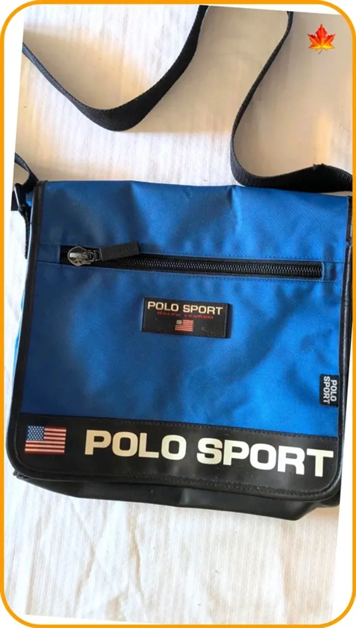 Sacoche à bandoulière Polo Ralph Lauren Vintage - photo numéro 2