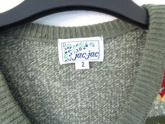 Pull kaki vintage 42 TBE - photo numéro 8