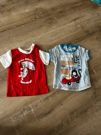 Lot t-shirt 6 mois
