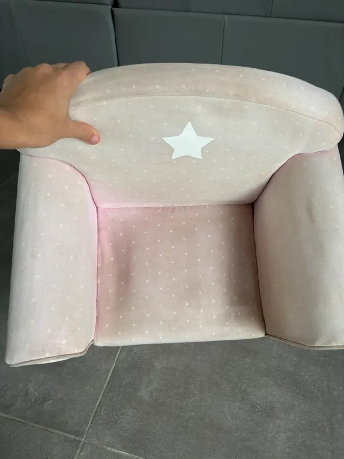 Fauteuil enfant rose - photo numéro 2