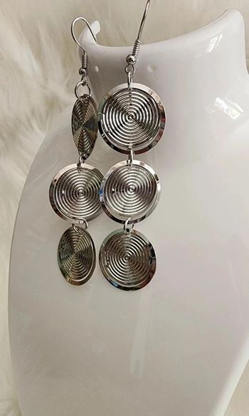 💎Boucles d’oreilles Pendantes Ronds 💎