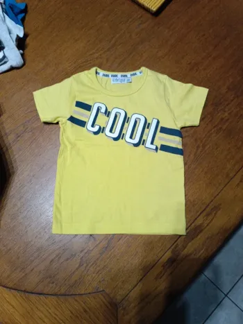 T-shirt jaune cool Dirkje 86