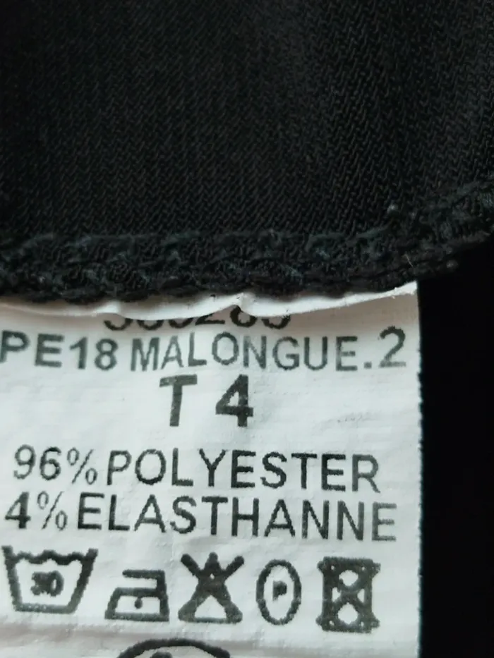 Longue robe noire fendue taille 42 - photo numéro 5