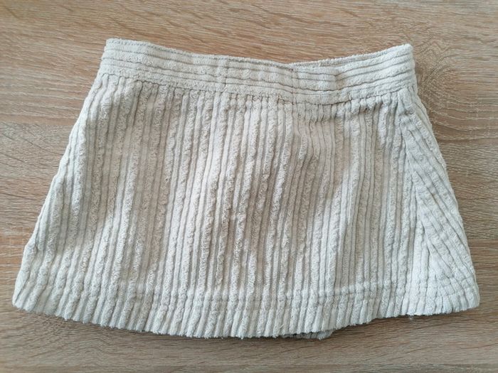 Jupe portefeuille beige 12 mois - photo numéro 3