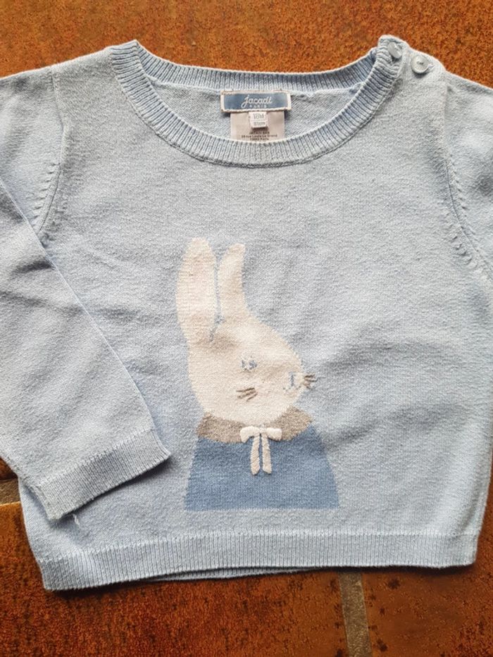 Pull jacadi petit lapin 18mois