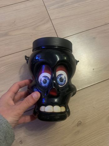 Boîte sceau Halloween squelette