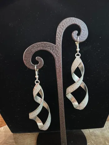 Boucles d'oreilles brillantes