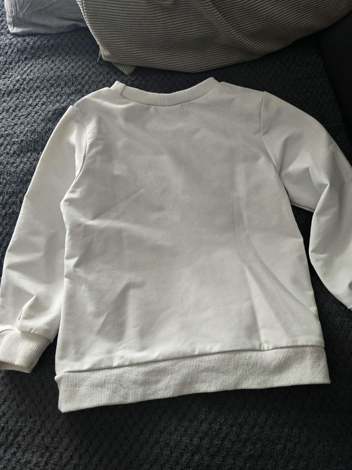 Sweat-shirt blanc - photo numéro 2