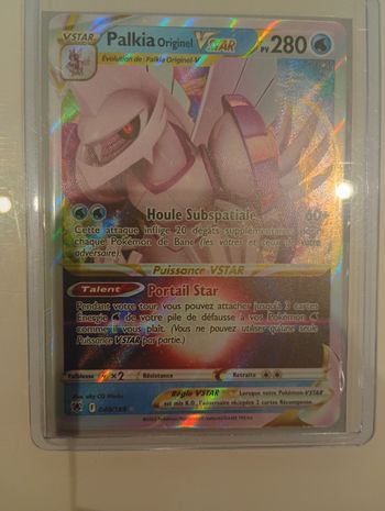 Carte Pokémon Palkia Originel VSTAR 040189 Épée et Bouclier Astres Radieux
