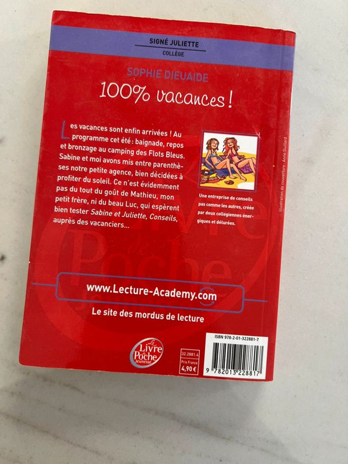 Livre ado #100% vacances » - photo numéro 2