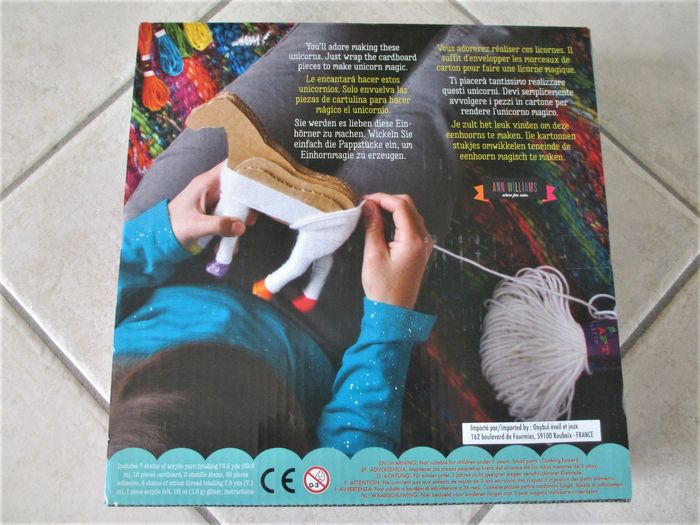Kit de création licornes en fils Craft Tastic - photo numéro 3