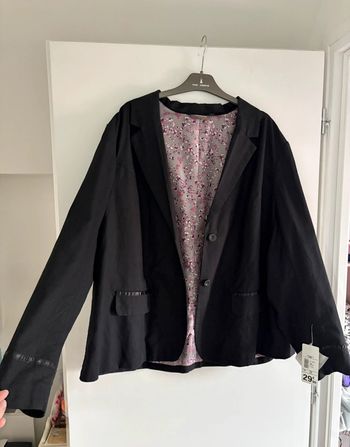 Blazer / Veste de tailleur en lin Kiabi 52