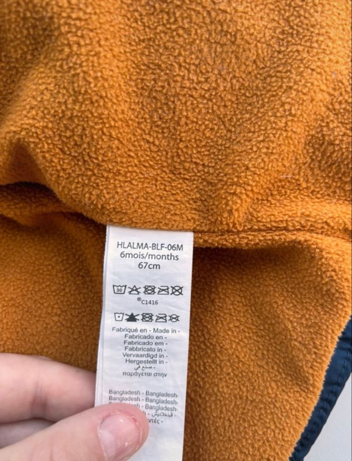 Manteau hiver - bébé 6 mois - bien chaud - orchestra - photo numéro 5