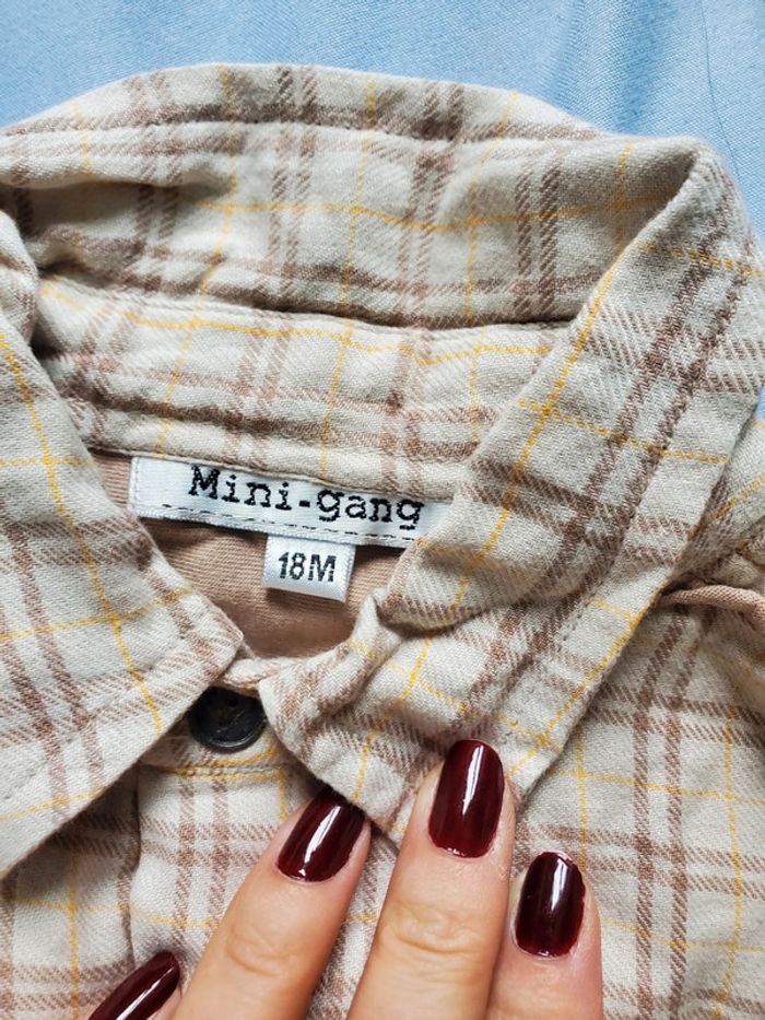Chemise épaisse taille 18 mois parfait état - photo numéro 3