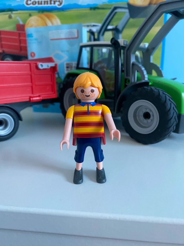 Playmobil - 6130 - Tracteur Avec Pelle et Remorque - photo numéro 2