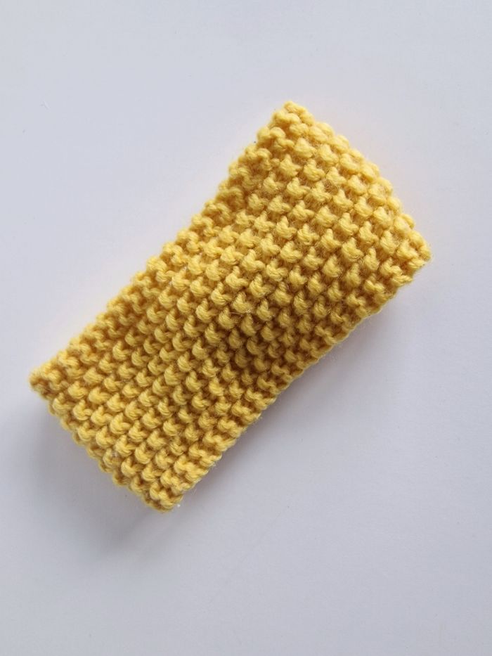 Headband / bandeau cache oreilles en tricot - photo numéro 2