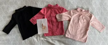 Lot de 3 sous-pulls fille - Kiabi - Taille 1 mois