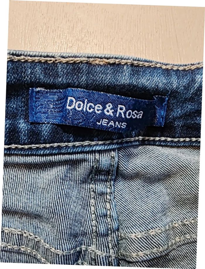 Dolce rosa jeans bleu femme taille 34 - photo numéro 5