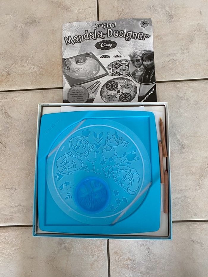 Mandala désigner reine des neiges - photo numéro 2