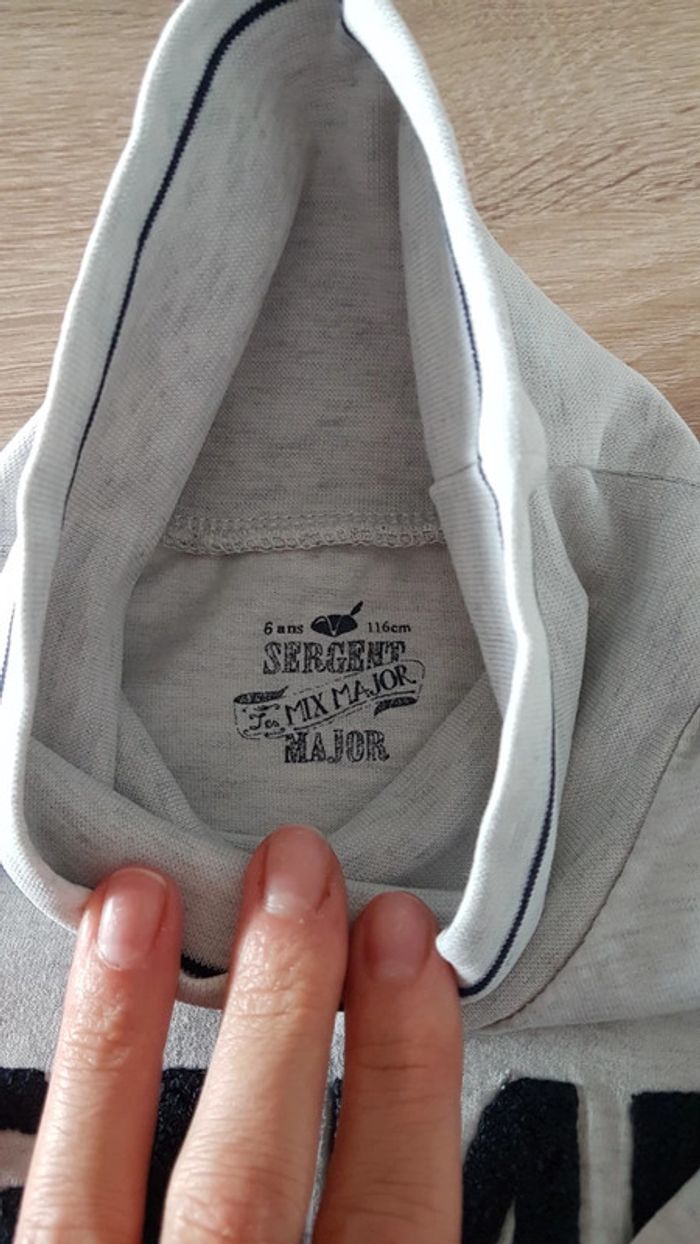 Tee shirt sergent major 6 ans - photo numéro 4