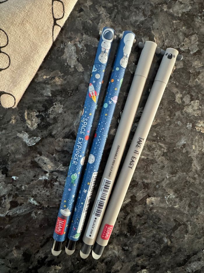 Legami astronaute et koala lot de 4 stylos