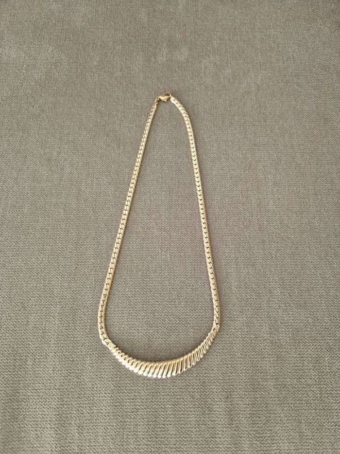 Collier vintage dorée - photo numéro 5