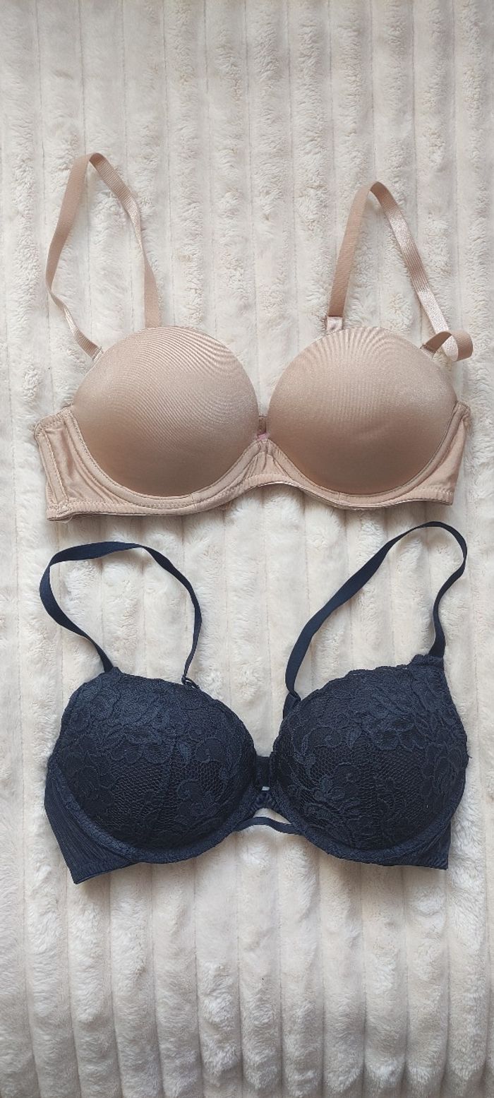 Lot de 2 soutiens gorge Push-Up 70A
