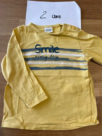 T shirt manches longues Tao 2 ans