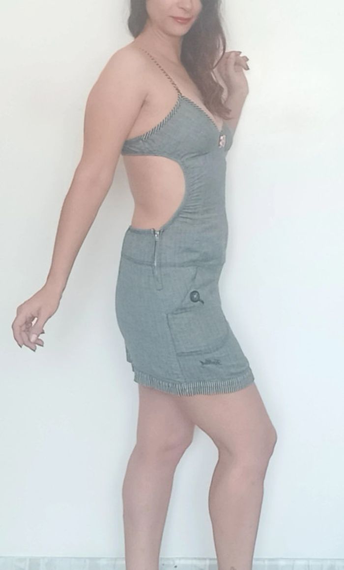 Robe casual dos nu babydoll taille 38 - photo numéro 3