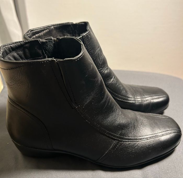 Bottines en cuir confort taille 38 neuves - photo numéro 5