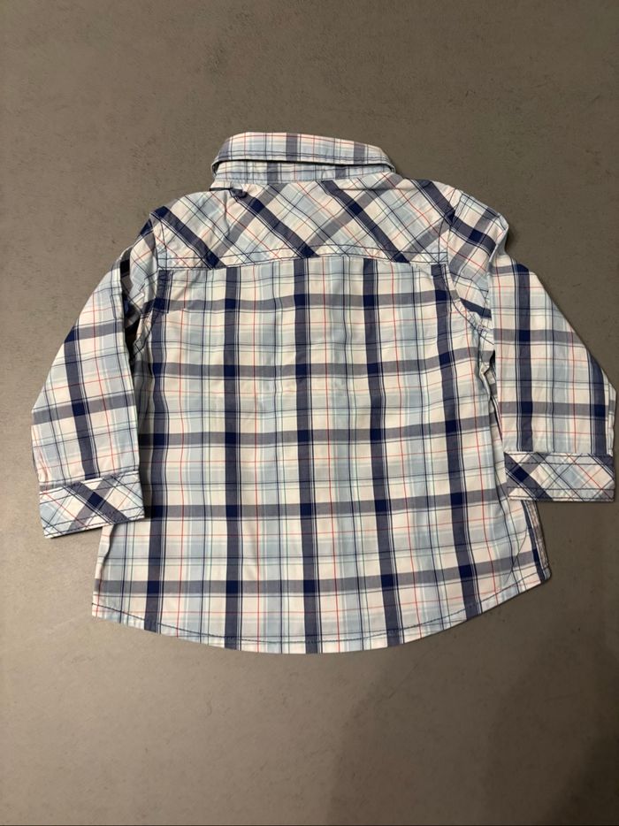 Chemise manches longues sergent major taille 6 mois - photo numéro 3