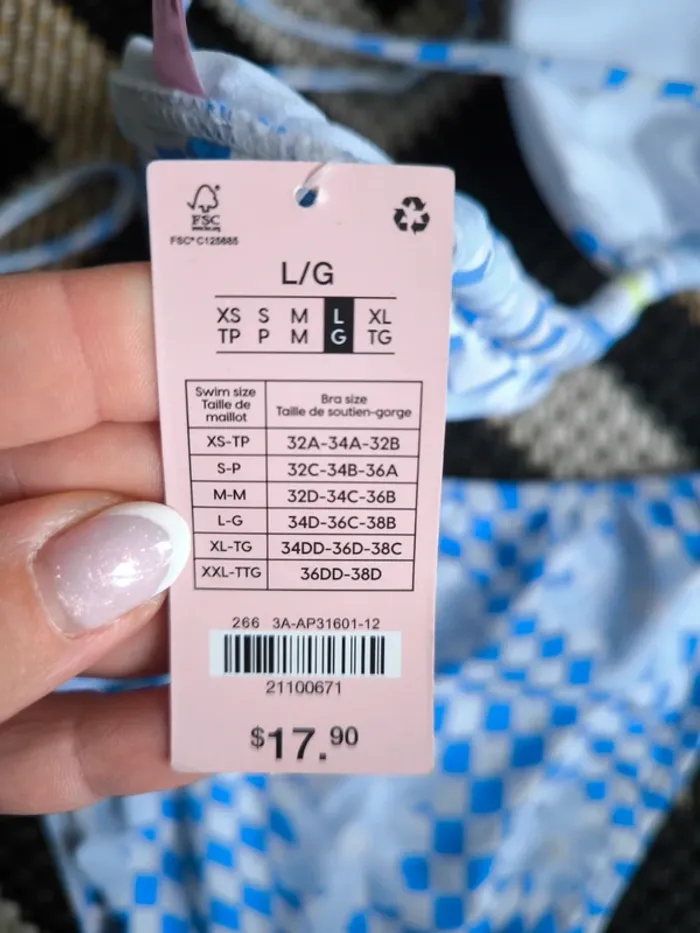 Maillot de bain ardene taille L 3 pièce neuf - photo numéro 4