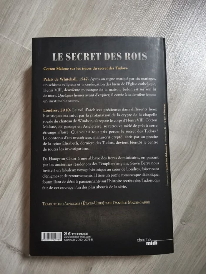 Le secret des rois Steve Berry neuf - photo numéro 2