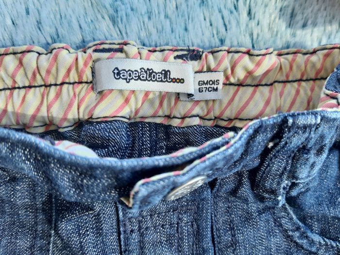 Ensemble pantacourt fille 6 mois tape à l'oeil - photo numéro 5