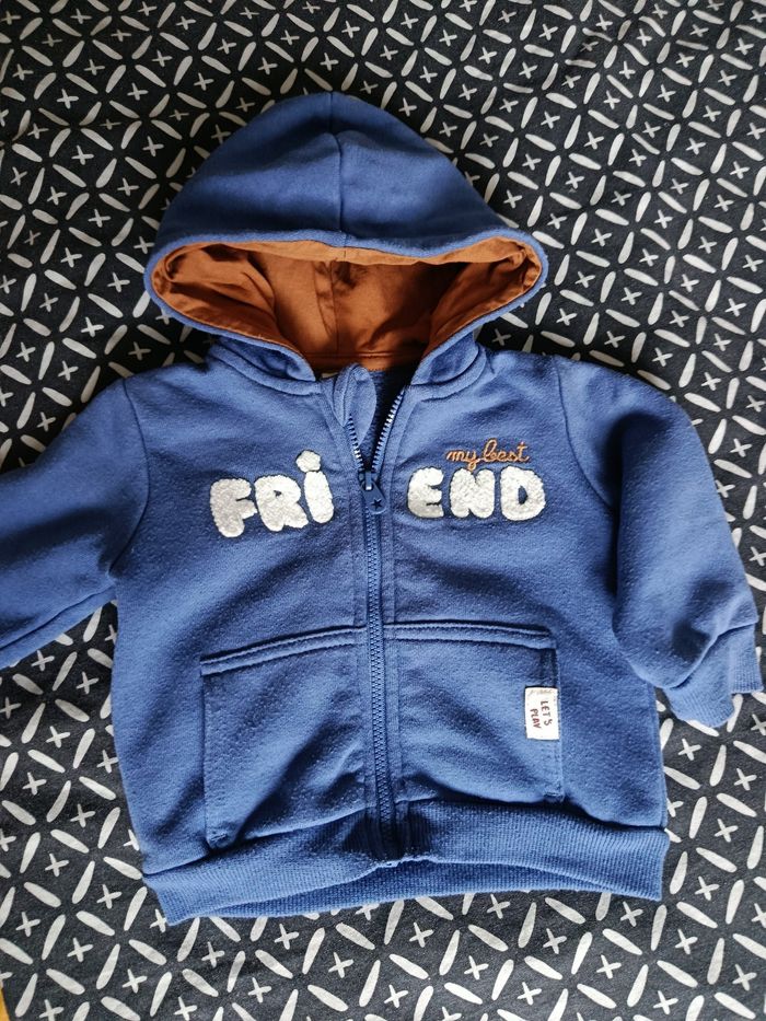 Sweat veste pull pour bébé 6 mois - photo numéro 2