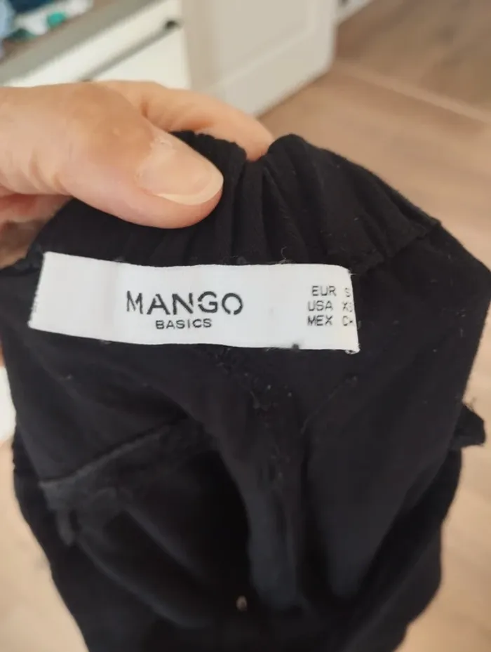 Pantalon droit noir mango S - photo numéro 8
