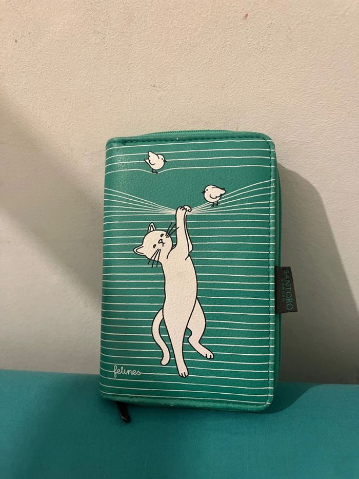 Porte monnaie chat Santoro